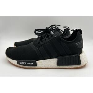 Adidas Mens SIZE 7.5 Black NMD R1 Primeblue GZ9258 Athletic Running Shoes